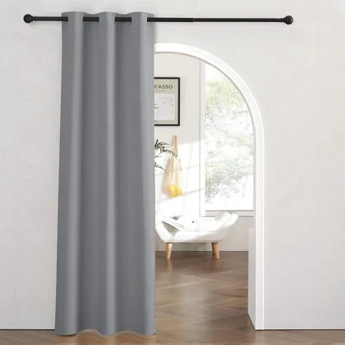 Miniatura 56 de RYB HOME - Cortinas extra largas con bloqueo de luz, persianas opacas insonorizadas para privacidad para cine en casa, oficina, fondo de patio, sala