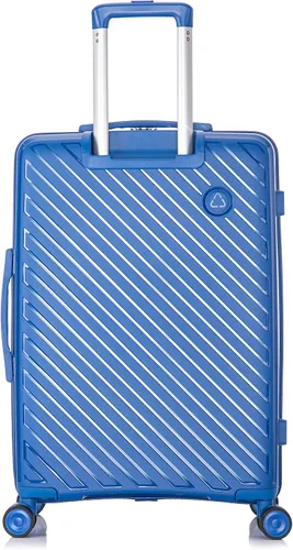 Miniatura 3 de Rockland Equipaje rígido de Praga con ruedas giratorias, Azul, Equipaje rígido de Praga con ruedas giratorias