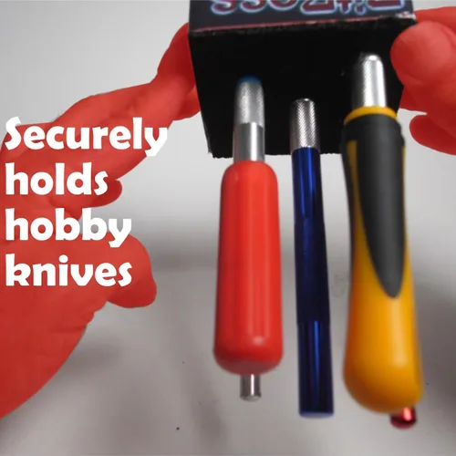 Miniatura 4 de Soporte organizador de cuchillos Hobby para Xacto, cuchillos de precisión y bisturíes