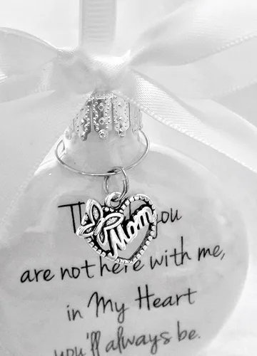 Miniatura 2 de In Memory of Mom Memorial Christmas Ornament In My Heart You'll Always Be Mother Sympathy Gift