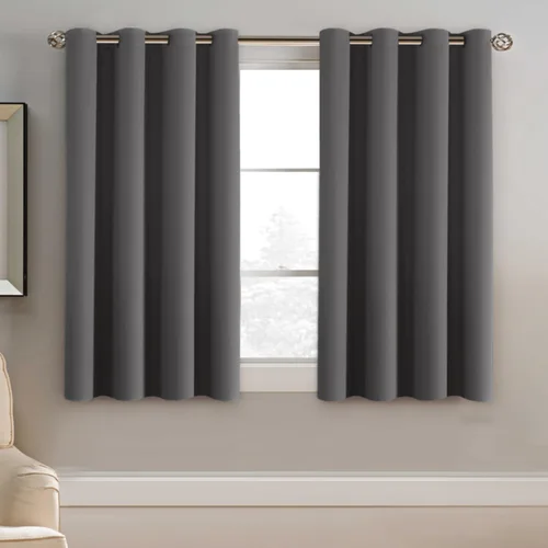 Miniatura 106 de H.VERSAILTEX - Cortinas blackout con aislamiento térmico y ojales en la parte superior, para patios, puertas correderas y división de habitaciones
