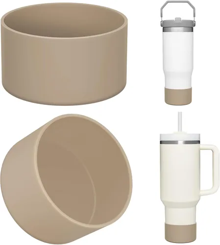 Miniatura 25 de Airboat - Paquete de 2 bases protectoras de silicona para vasos Stanley Quencher Adventure de 40 oz, 30 oz y IceFlow de 20 oz y 30 oz, base inferior