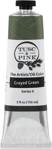 Miniatura 100 de Tusc & Pine Pintura al óleo Artist – Alizarin Crimson, 1.4 fl oz, sin amarilleo, consistencia rica y cremosa, carga máxima de pigmento, pinturas al