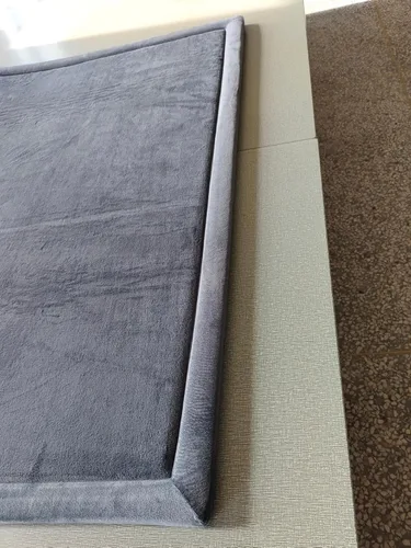 Miniatura 40 de Huloo Sleep Alfombra de juego para bebé para piso, 47 x 47 pulgadas (beige)