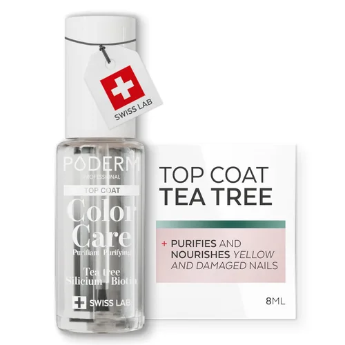 Miniatura 22 de PODERM Esmalte de uñas, enriquecido con árbol de té y biotina, mejora la apariencia de las uñas, fórmula vegana, para manos y pies, laboratorio