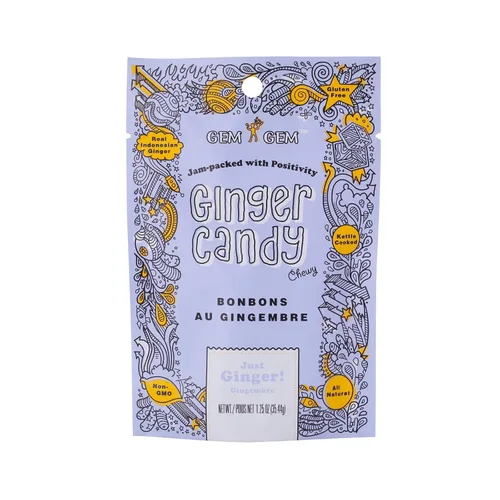 Miniatura 5 de Gem Gem Ginger Candy - Dulces de jengibre para masticar