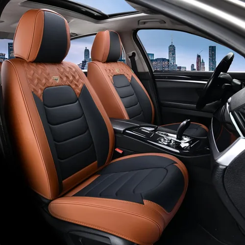 Miniatura 18 de FLORICH Fundas de asiento delantero, 2 piezas, fundas de asiento para automóviles, fundas de asiento universales de cuero de lujo, accesorios
