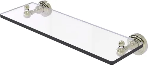 Miniatura 8 de Allied Brass WP-1/16 Waverly Place Collection - Estante de cristal con bordes biselados de 16 pulgadas, bronce aceitado Oil Rubbed Bronze