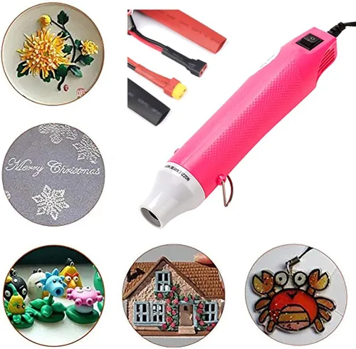Miniatura 5 de Pistola de Calor para Manualidades - Mini Herramienta de Calor para Resina Epoxi, Moldes de Silicona, Vertido Acrílico, Gofrado, y Eliminación