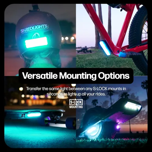 Miniatura 6 de ShredLights Underglow LED Light for Electric Skateboards, Longboards, Scooters Full RGB, 11 Light Modes, Adhesive Mount