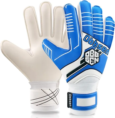 Miniatura 19 de Guantes de portero de fútbol para niños, jóvenes y adultos, guantes de portero de fútbol de agarre fuerte con protección para los dedos