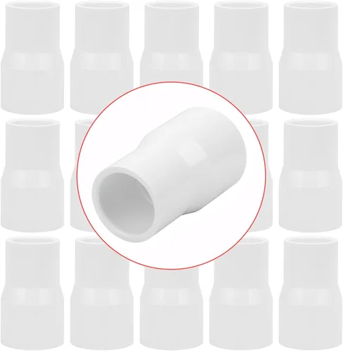 Miniatura 15 de Paquete de 2 adaptadores de acoplamiento reductor de PVC DWV de 3 x 2 pulgadas (enchufe x zócalo) Schedule 40 PVC DWV Reductor Acoplamiento
