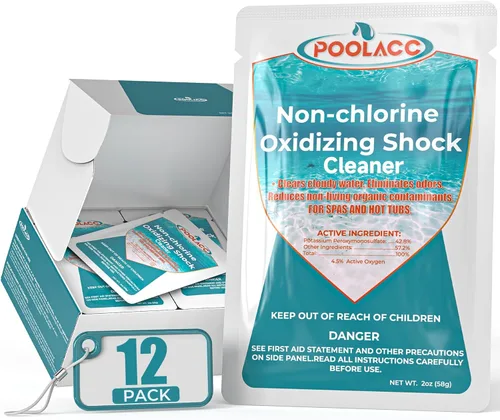 Miniatura 12 de POOLACC 35.2oz Limpiador Oxidante Spa Shock Sin Cloro para Bañera de Hidromasaje, Cuidado de Agua Libre de Cloro y Limpiador Oxidante Mejorado