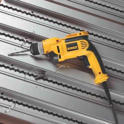 Miniatura 6 de Dewalt DWD110KR - Empuñadura de pistola de velocidad variable de 7 amperios, 0 a 2500 RPM, kit de taladro con cable de 3/8 pulgadas con mandril sin