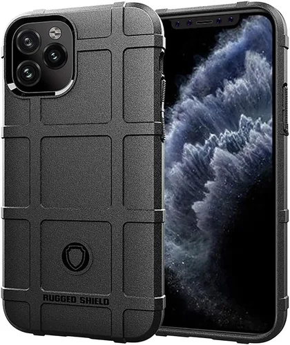 Miniatura 8 de Para iPhone 11 Caso, (Rugged Shield Series) TPU Funda Protectora Táctica Gruesa De Armadura Sólida Para IPhone 11 (6.1 Pulgadas) - Verde Ejército