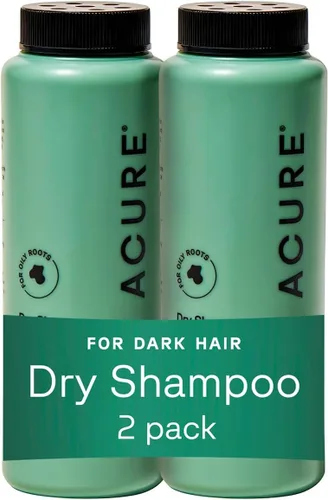 Miniatura 9 de Acure Champú Seco - Champú en polvo mini para mujeres con cabello castaño oscuro y negro, cuidado para refrescar el color teñido tratado con romero