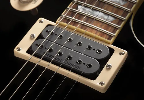 Miniatura 2 de Seymour Duncan Pastilla pasiva de puente Humbucker pasivo de invierno negro ennegrecido, perfecto para rock y metal pesado