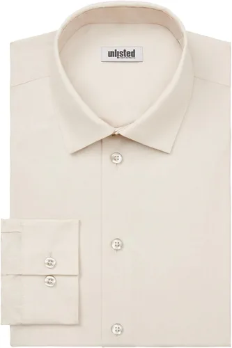 Miniatura 3 de Kenneth Cole Camisa de vestir para hombre, ajuste regular, color liso