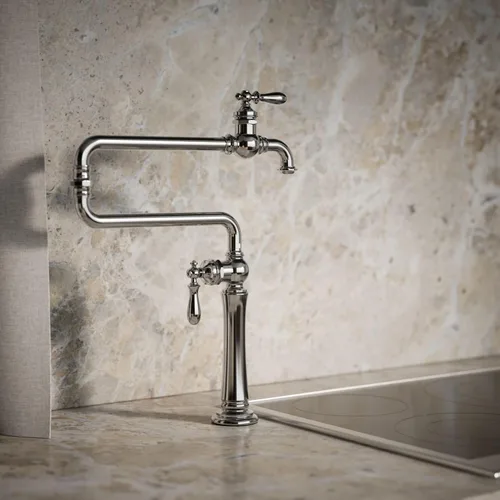 Miniatura 2 de KOHLER 99271-CP Artifacts Grifo de fregadero de cocina con boquilla extendida de 22 pulgadas, cromo pulido