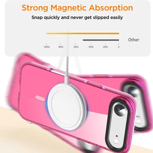 Miniatura 260 de AICase Funda protectora para iPhone 16 compatible con iPhone 16, delgada, ligera, transparente [no amarillenta] Diseño vibrante