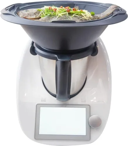 Miniatura 5 de Generic Bandeja de vapor de silicona para hornear, rectangular, gris, 11.4 x 8.3 pulgadas, compatible con Thermomix TM31/TM5/TM6
