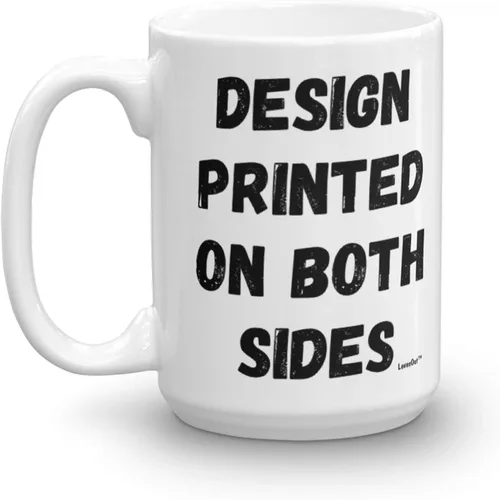 Miniatura 3 de Taza de café con nombre personalizado de pastor alemán divertido, color negro, regalo de Navidad, 15 onzas, color blanco