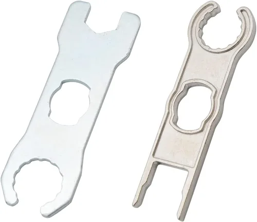 ELFCULB 1 par de llaves de metal solar, herramientas de conector de panel solar, herramienta de montaje y desmontaje para sistema fotovoltaico solar