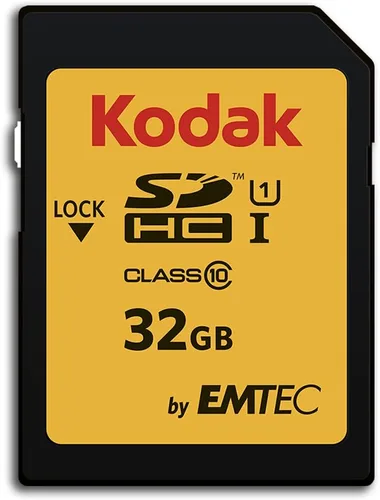 KODAK Tarjeta SDHC de 32 GB UHS-I U1 V10 Premium, velocidad de lectura de hasta 85 MB/s, para video Full HD e imágenes de alta resolución,