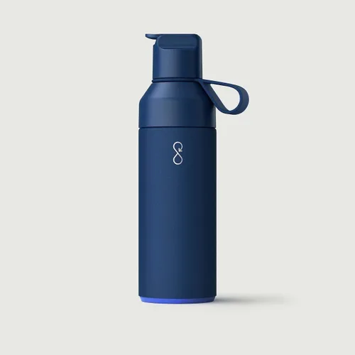 Ocean Bottle Go 17 oz | Botella de agua de acero inoxidable | Reutilizable y sostenible | Mantiene las bebidas frías y calientes | Regalo ecológico