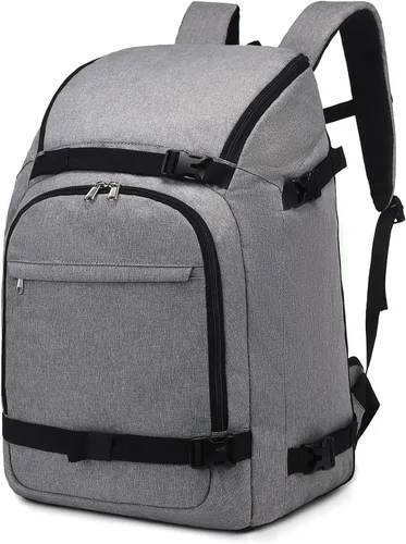 Octsky Bolsa para botas de esquí, mochila de viaje para botas de esquí de 50 litros, bolsa de snowboard para casco de esquí, gafas, guantes, esquís