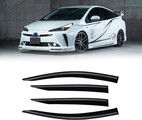 Miniatura 111 de Visera de ventana para Honda Civic 2022-2025, protectores de lluvia de canal exterior, escudos, deflector de ventilación, sombra, viento, humo