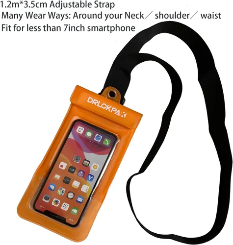 Miniatura 5 de DRLOKPAK Bolsa de cintura impermeable para surfear, bolsa cruzada en el pecho, riñonera para snorkel, bolsa de natación, playa, flotante, soporte