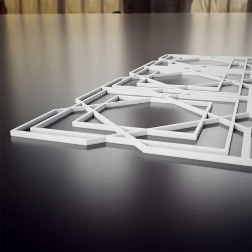 Miniatura 5 de Ekena Millwork 15 3/8 pulgadas de ancho x 15 3/8 pulgadas de alto x 3/8 pulgadas de alto x 3/8 pulgadas de alto. Paneles de pared decorativos