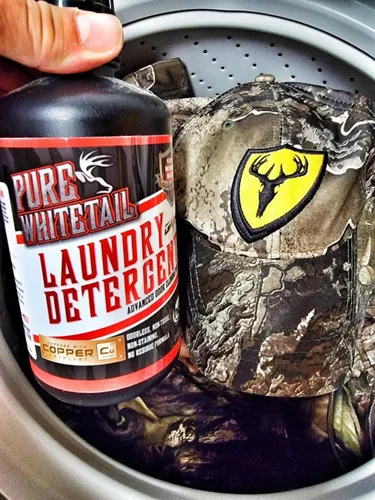 Miniatura 2 de Pure Whitetail Detergente eliminador de olores para ropa de caza, fórmula de control de olor para ropa de caza de ciervos, apto para lavadora,