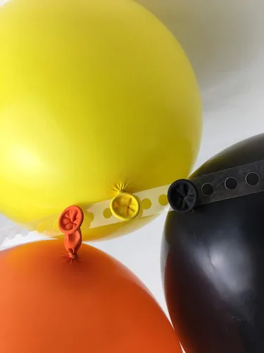 Miniatura 8 de TNWBA Paquete de 60 globos de látex de 12 pulgadas, color negro, amarillo, naranja, para cumpleaños, bodas, baby shower, decoración de fiesta