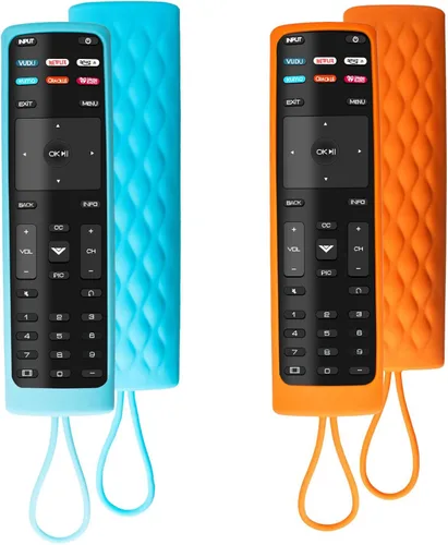 Miniatura 9 de Paquete de 2 fundas para control remoto Vizio, compatible con Vizio Remote Case XRT136 / XRT140 Series Universal Smart TV Control Funda de silicona