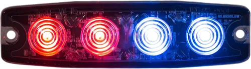 Miniatura 9 de Buyers Products 8892240 - Luz estroboscópica LED ultrafina de 4.5 pulgadas, ámbar, 4 LED, patrones de flash síncronos y alternos, luz de emergencia
