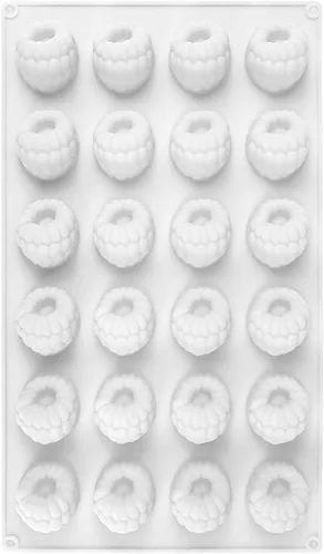 Miniatura 12 de Molde de silicona de limón con 15 cavidades, molde de mousse para hornear, bandeja de hornear con forma de fruta para postres, chocolates, dulces