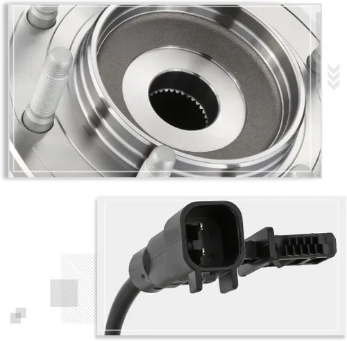 Miniatura 5 de [Left/Right Side] Front Wheel Bearing Hub Assembly w/ABS Sensor Compatible with 11-20 Silverado/Sierra 2500 3500