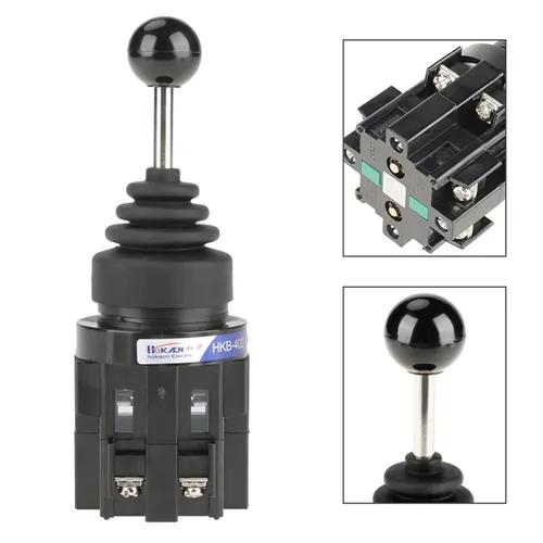 Miniatura 2 de CS-402 4NO Interruptor de joystick, interruptor de palanca de mando de 4 posiciones, interruptor de joystick momentáneo Joy Stick para control