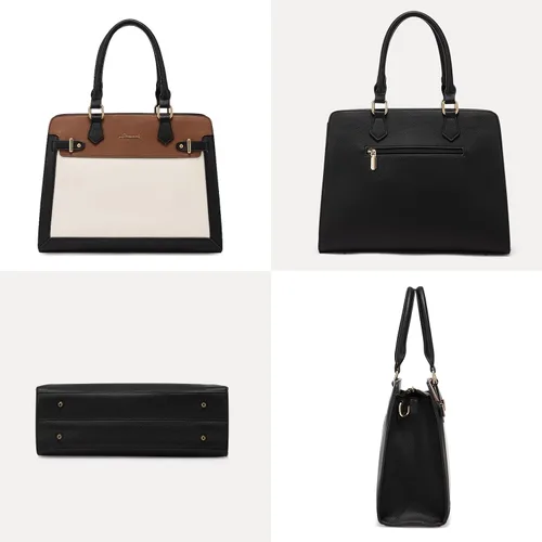 Miniatura 8 de LOVEVOOK Monederos y bolsos para mujer, bolso de hombro, bolso negro y asa superior de piel sintética para damas