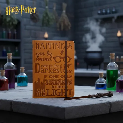 Miniatura 4 de Diario de piel sintética de Harry Potter con bolígrafo