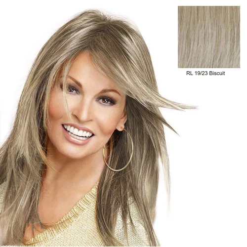 Miniatura 2 de Hairdo Raquel Welch Always - Peluca larga en capas cómodas, galleta