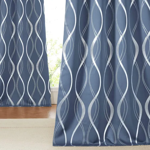 Miniatura 132 de NICETOWN Paneles de Cortinas Opacas para Dormitorio - Tratamiento de Ventanas con Aislamiento Térmico, Ojales Sólidos, Cortinas Opacas con Diseño
