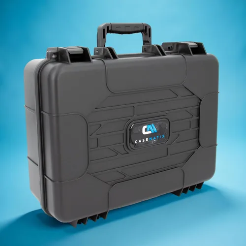 Miniatura 8 de CASEMATIX Funda de viaje para proyector de carcasa rígida compatible con proyectores Epson VS250 SVGA, VS350 XGA, VS355 WXGA con cable HDMI