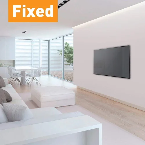 Miniatura 2 de Barkan Soporte de pared para TV, fijo de 19 a 65 pulgadas, soporte de pantalla plana/curva, soporta hasta 110 libras, bloqueo automático patentado