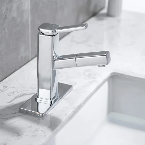 Miniatura 2 de KAIYING Placa de cubierta de orificio de 6 pulgadas para fregadero de tocador de baño, placa de escudo de grifo de baño 3 a 1, rectangular, acero