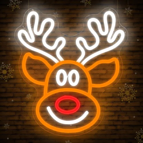 Miniatura 9 de Letrero de neón de caramelo de Navidad para decoración de pared, letrero de neón de Navidad regulable para dormitorio, letreros de luz LED de neón