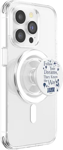 Miniatura 3 de Disney Dumbo Follow Dreams Text PopSockets MagSafe PopGrip para iPhone