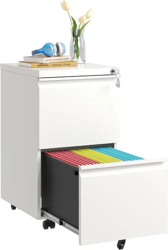 Miniatura 12 de Guizeeopo Armario de almacenamiento de metal con estantes ajustables, gabinetes de almacenamiento de garaje con puertas y estantes, archivadores